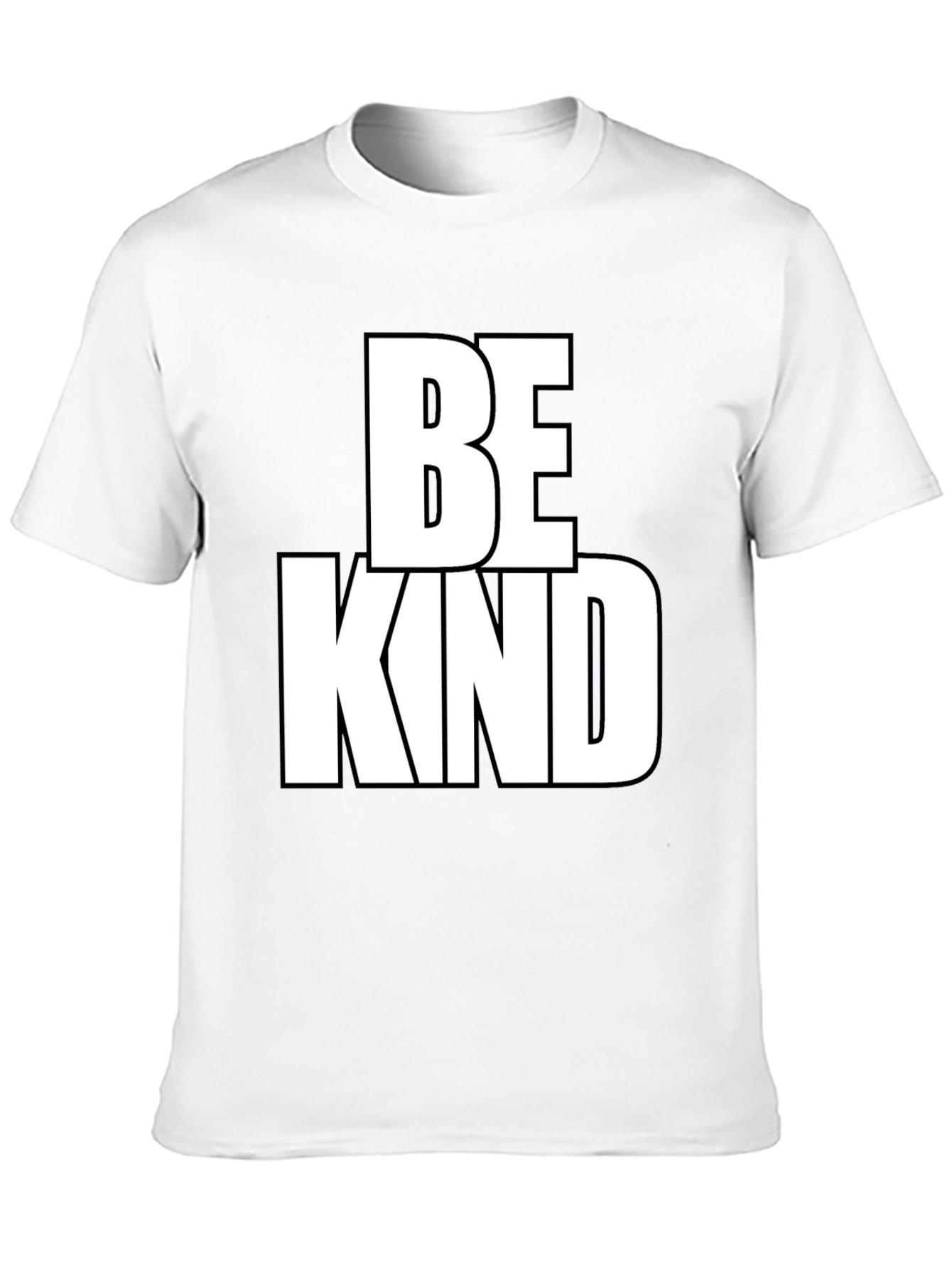 Be Kind Graphic Tee - Black Cotton Blend