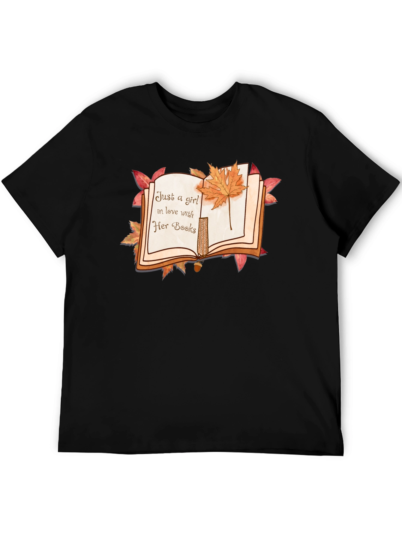Book Lover Graphic Tee - Fall Reading Shirt