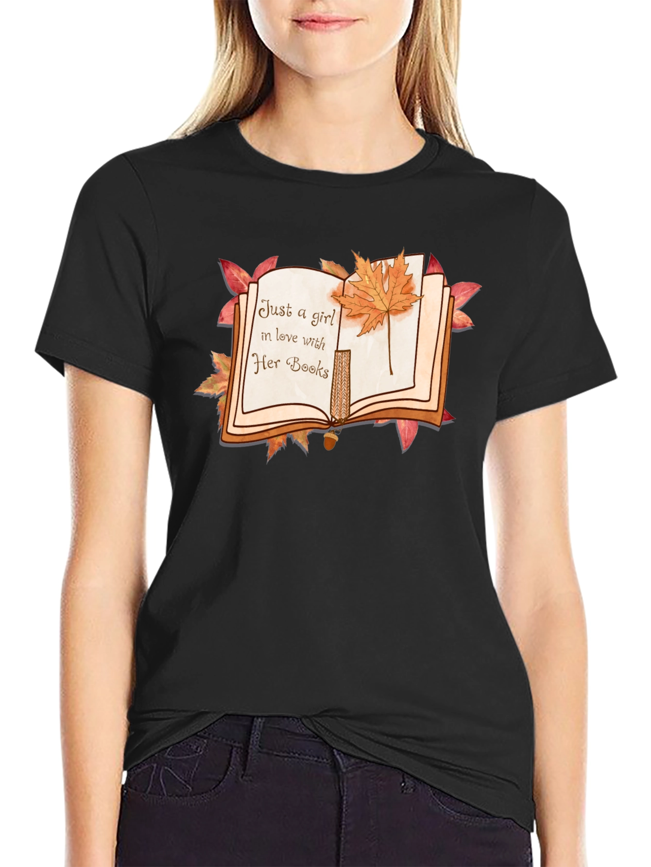 Book Lover Graphic Tee - Fall Reading Shirt