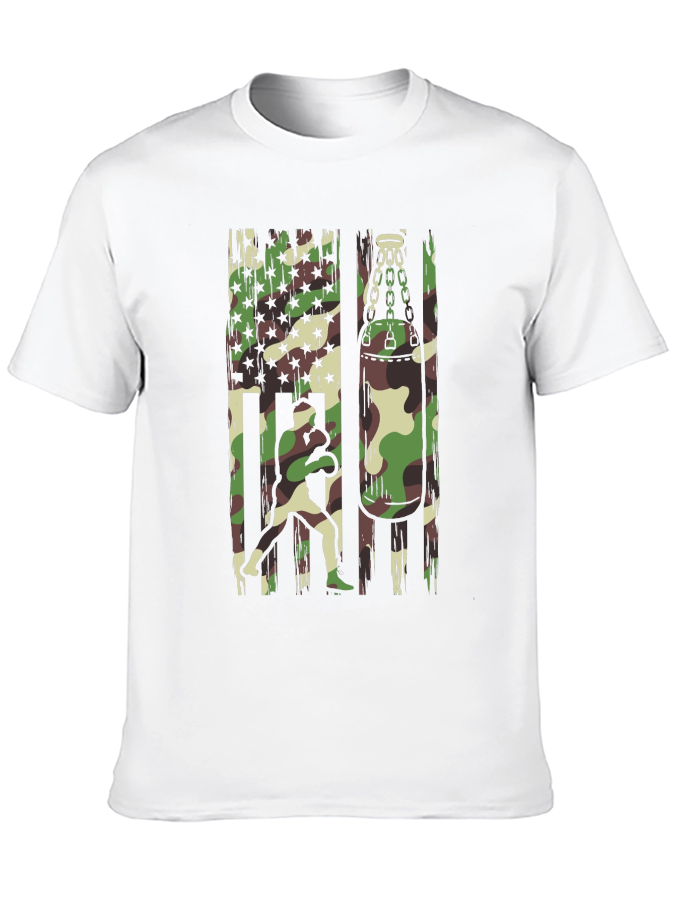 Camo Boxer Graphic T-Shirt