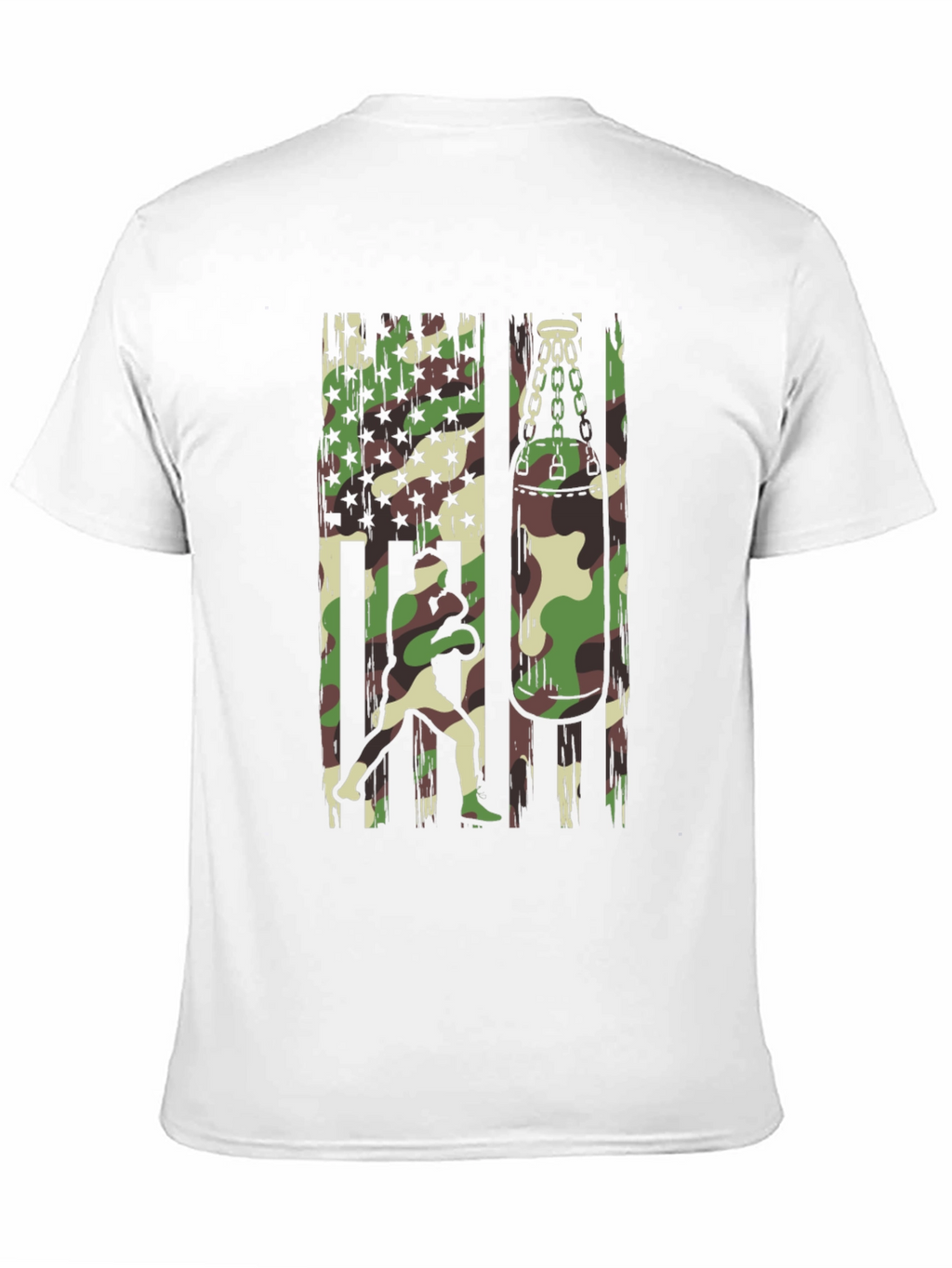 Camo Boxer Graphic T-Shirt