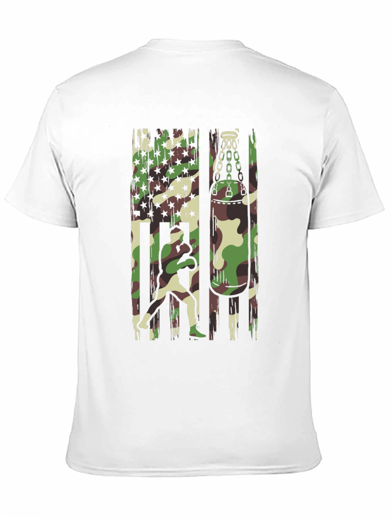 Camo Boxer Graphic T-Shirt