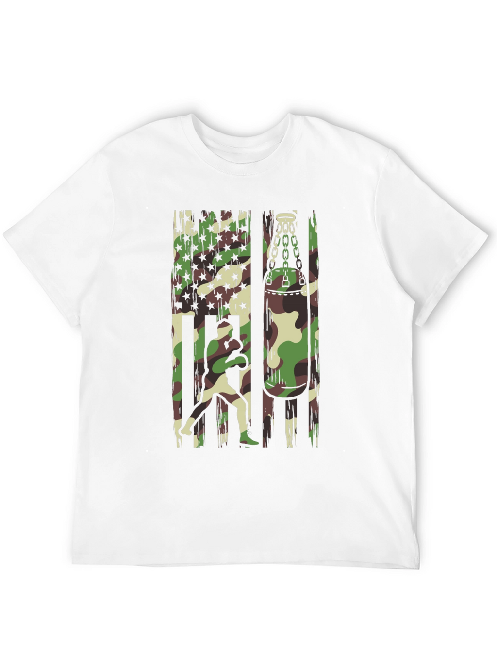 Camo Boxer Graphic T-Shirt