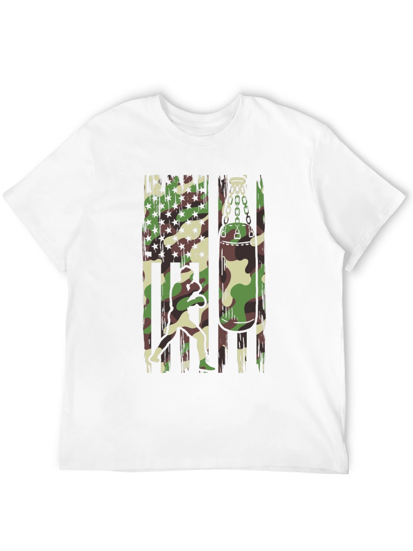 Camo Boxer Graphic T-Shirt