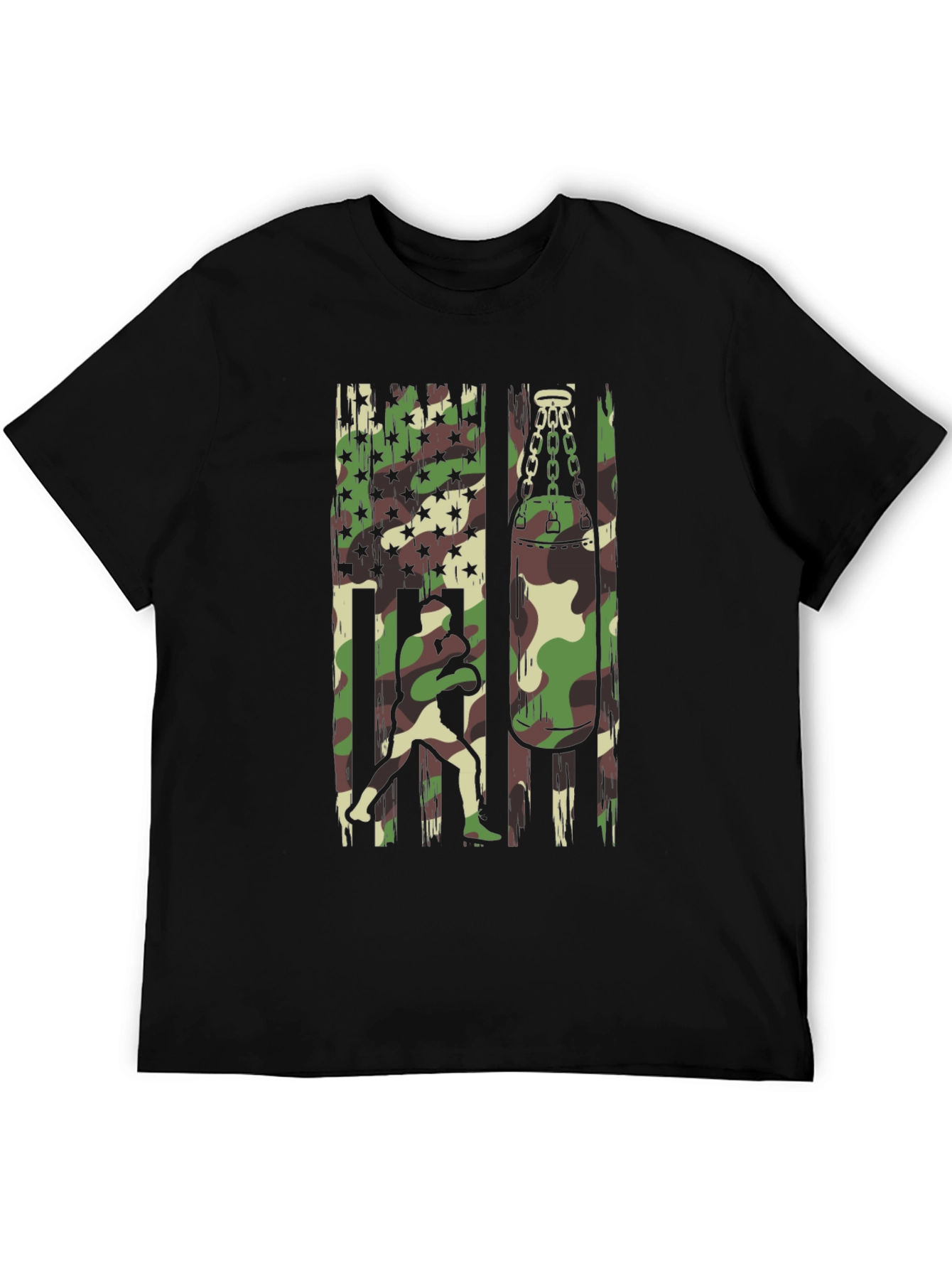 Camo Boxer Graphic T-Shirt