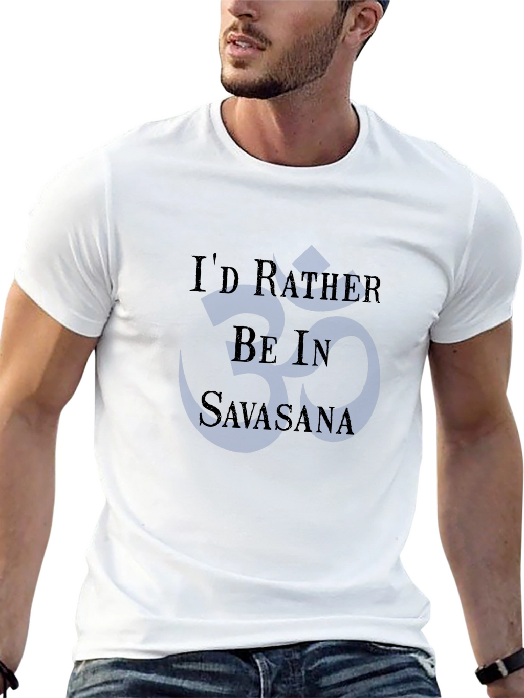Yoga Savasana Graphic Tee - Relaxed Fit