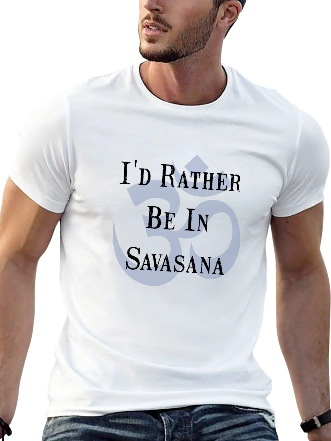 Yoga Savasana Graphic Tee - Relaxed Fit