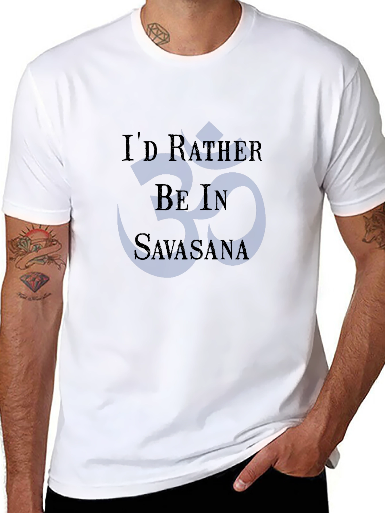 Yoga Savasana Graphic Tee - Relaxed Fit