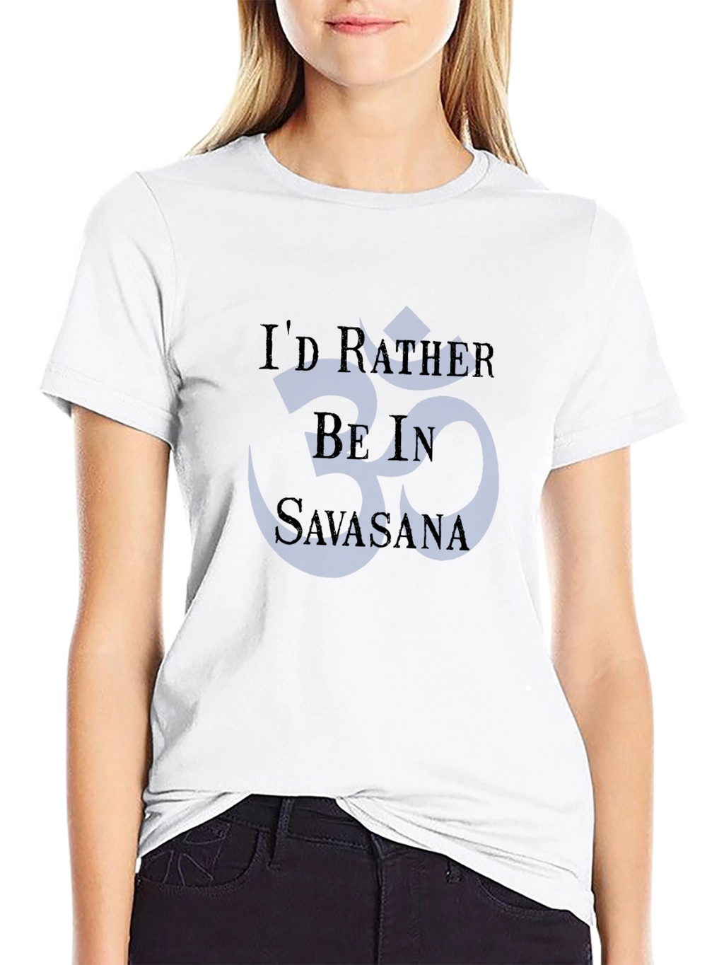 Yoga Savasana Graphic Tee - Relaxed Fit