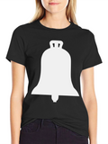 Bell Graphic T-Shirt - Black Cotton Tee