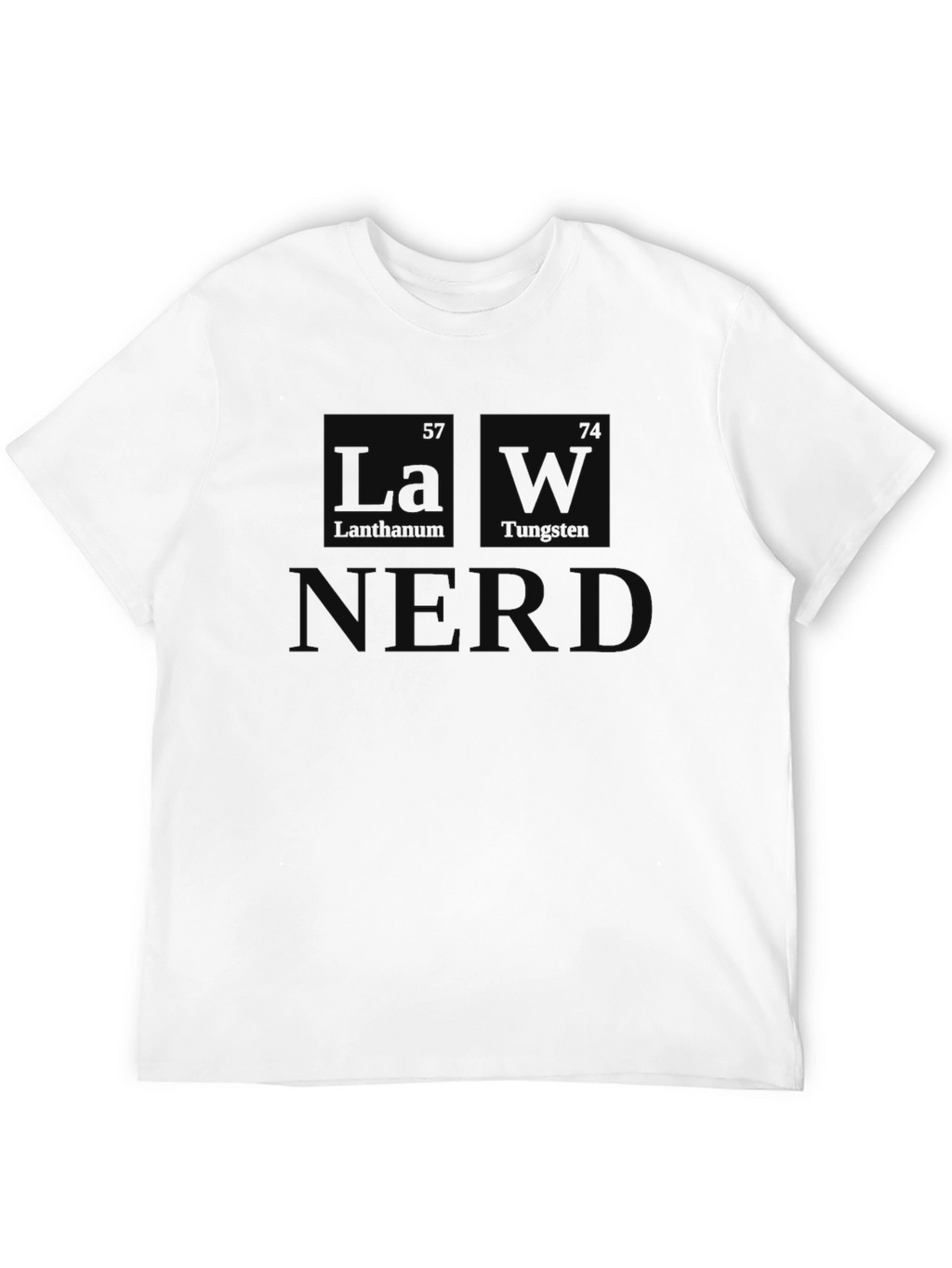 Nerd Law T-Shirt - Periodic Table Element Design