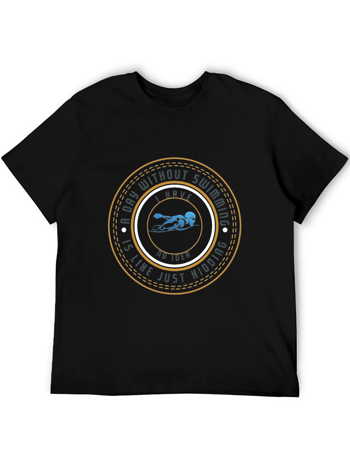Swimmer Graphic Tee - Day Without Swimming T-Shirt