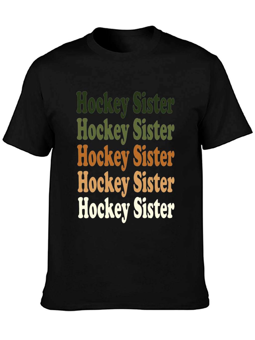 Hockey Sister Graphic Tee - Retro Style!