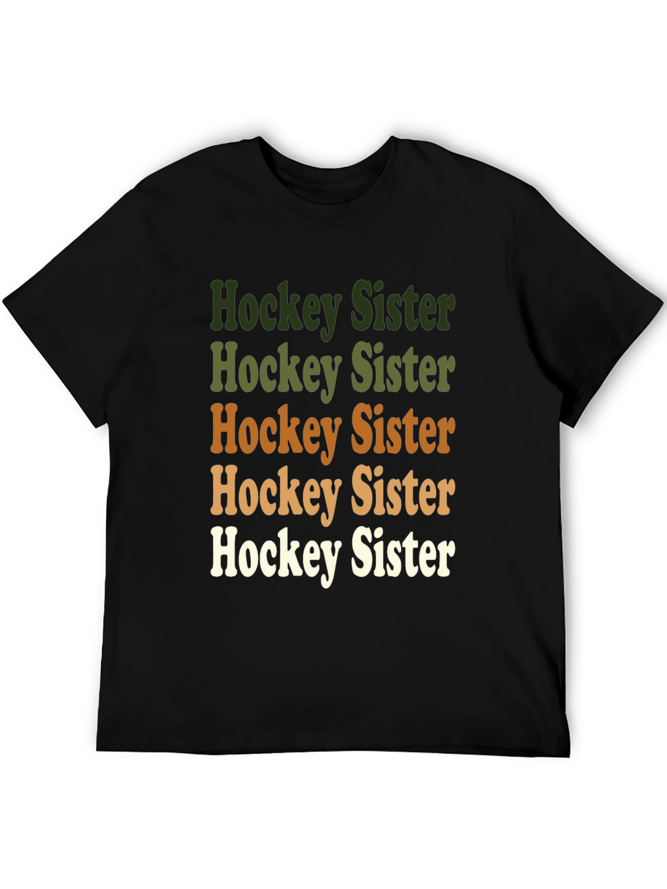 Hockey Sister Graphic Tee - Retro Style!