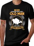 Never Underestimate Scuba Diving Old Man T-Shirt