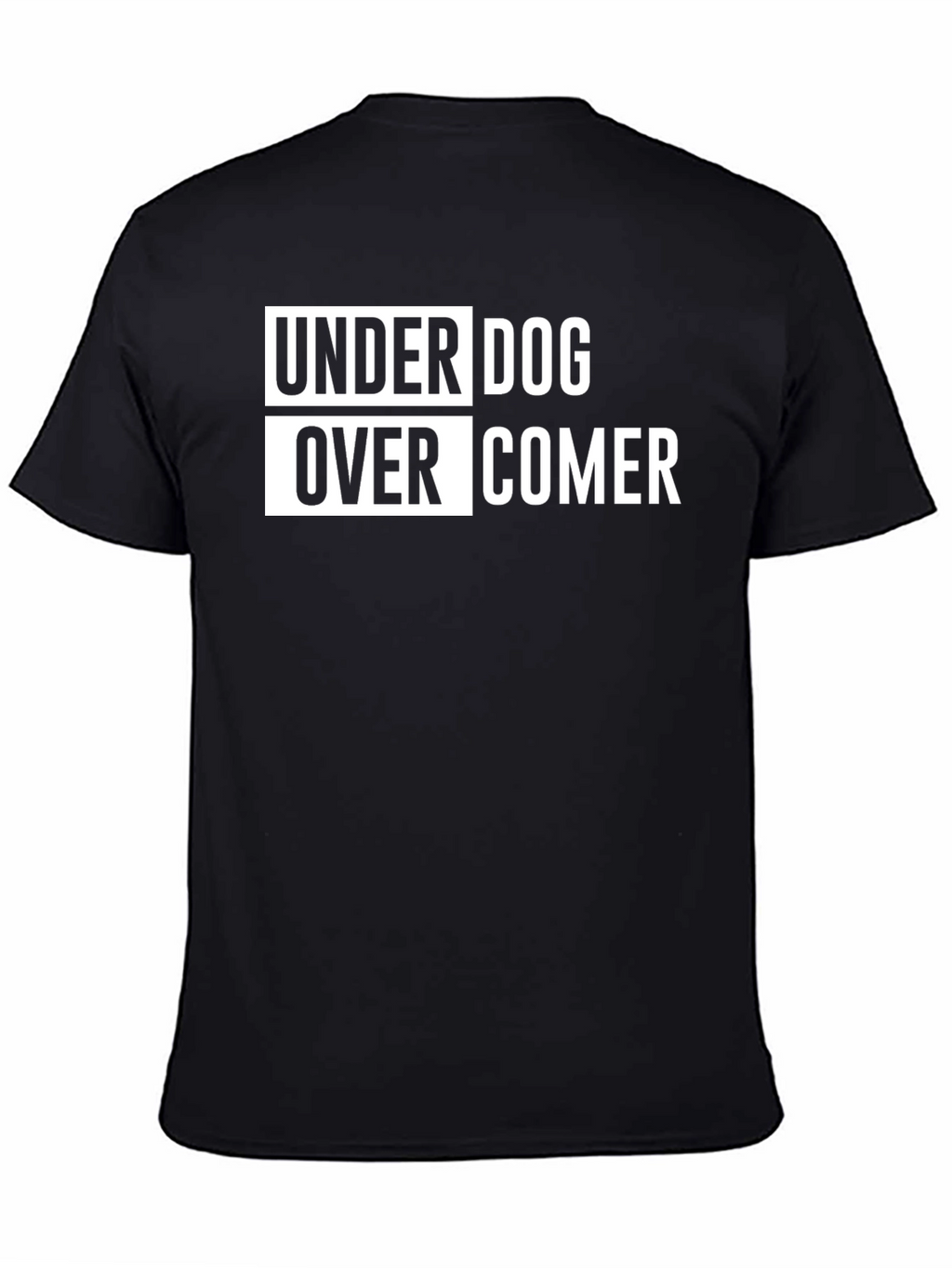 Underdog Overcomer Black T-Shirt