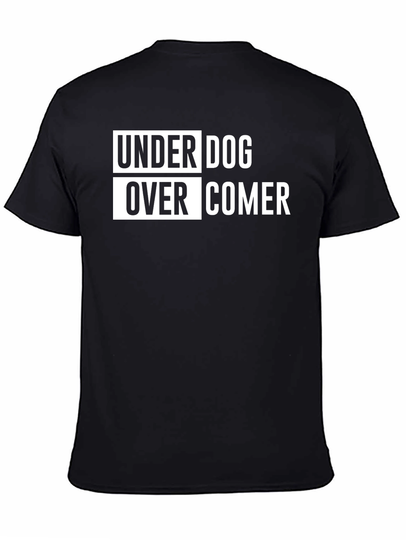 Underdog Overcomer Black T-Shirt