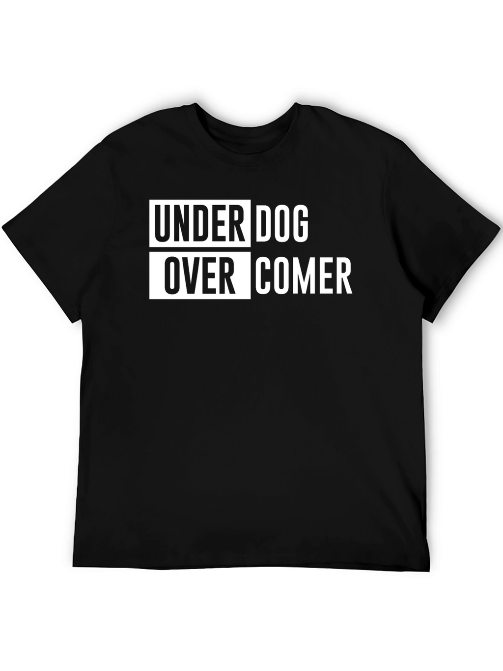 Underdog Overcomer Black T-Shirt