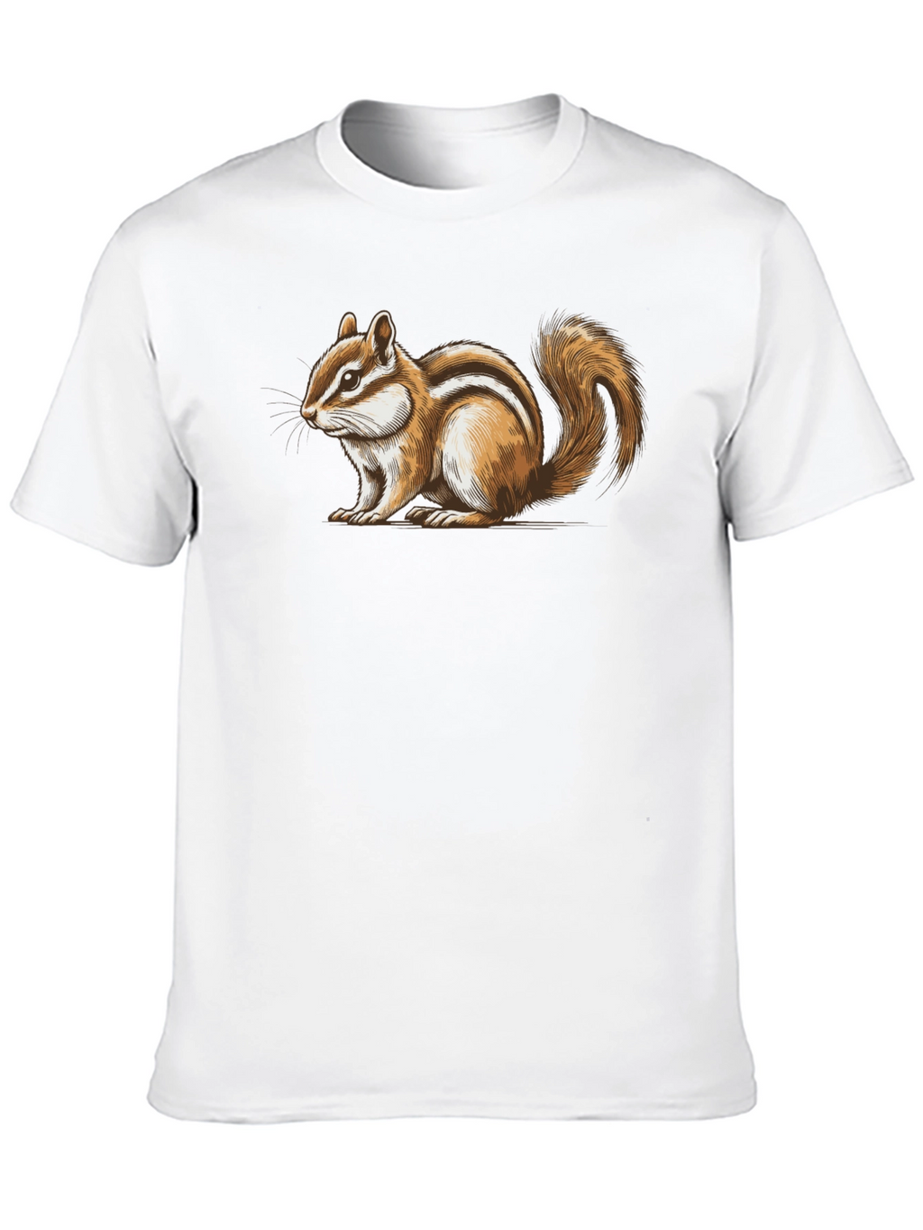 Chipmunk Graphic T-Shirt - Mens Black Tee