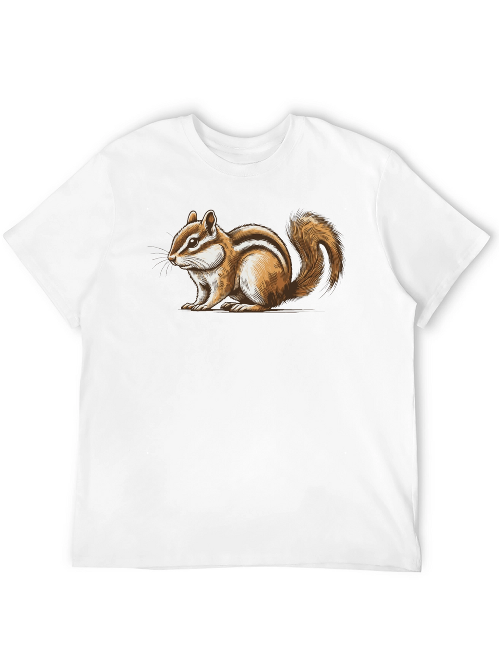 Chipmunk Graphic T-Shirt - Mens Black Tee
