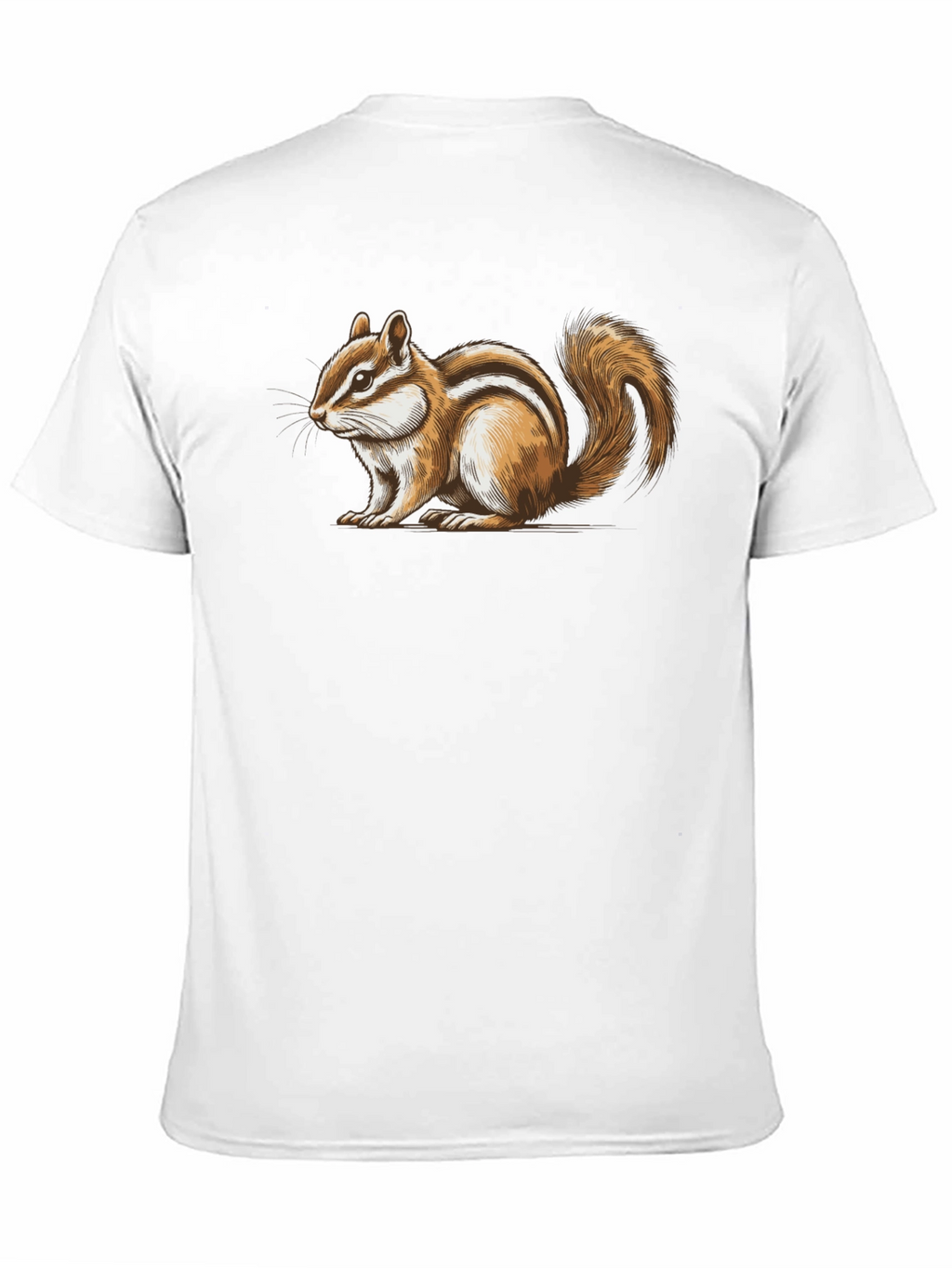 Chipmunk Graphic T-Shirt - Mens Black Tee