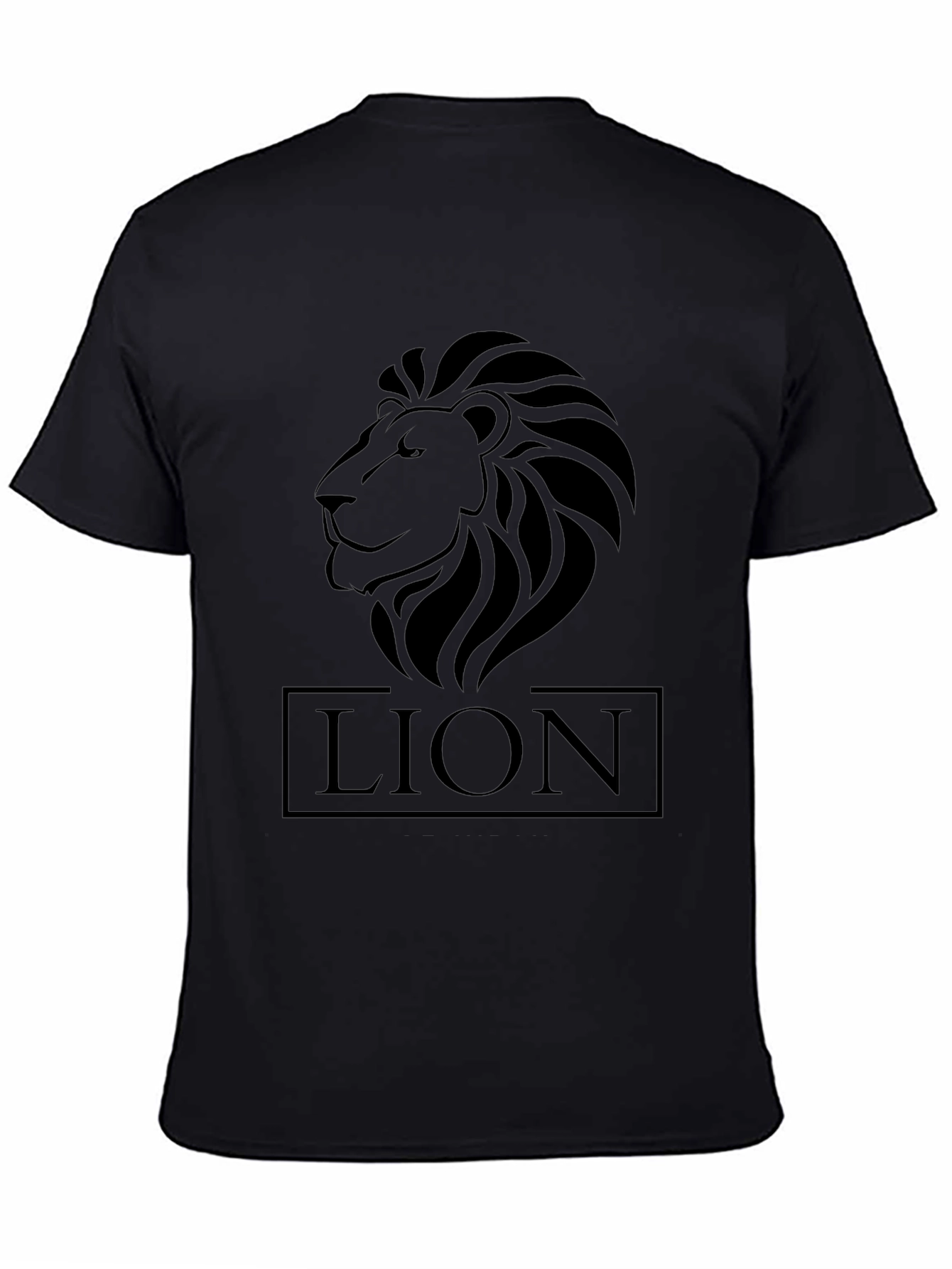 Black Lion Graphic Tee - Stylish Mens T-Shirt