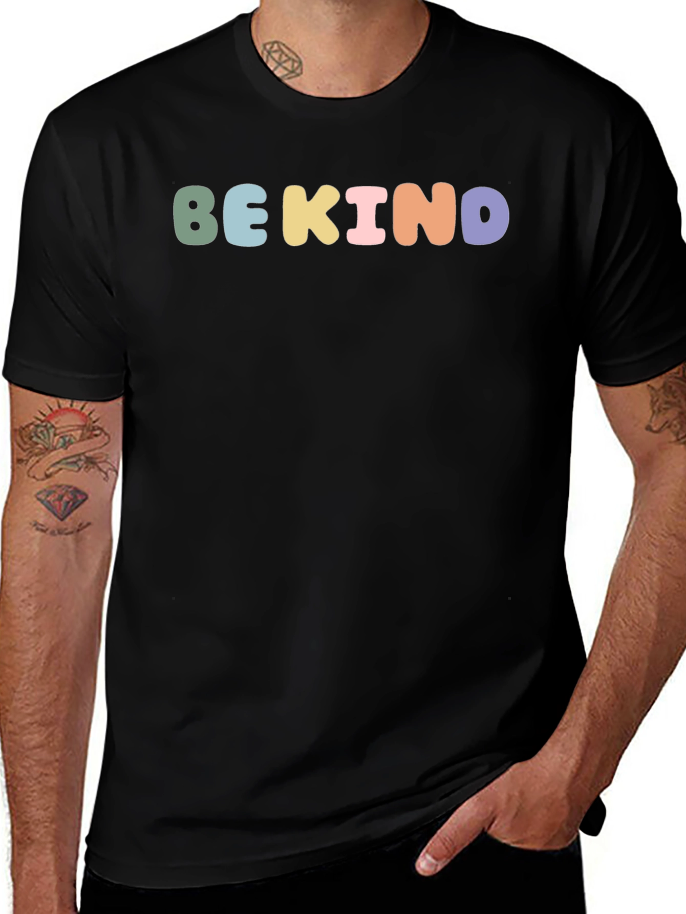 Be Kind T-Shirt - Short Sleeve Crew Neck