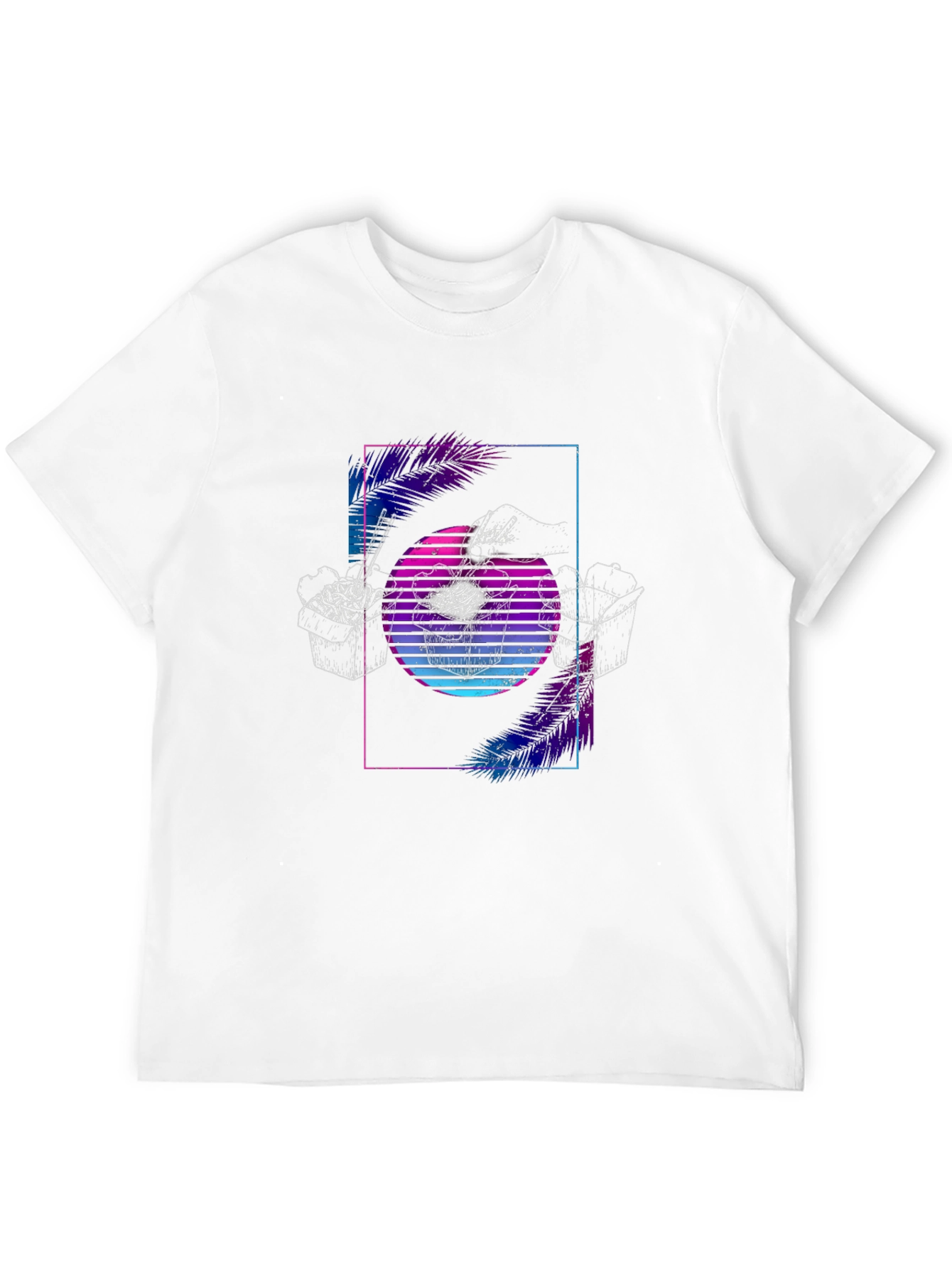Retro Noodles T-Shirt - Vaporwave Graphic Tee