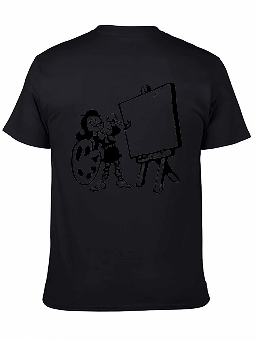 Cartoon Artist Graphic Tee