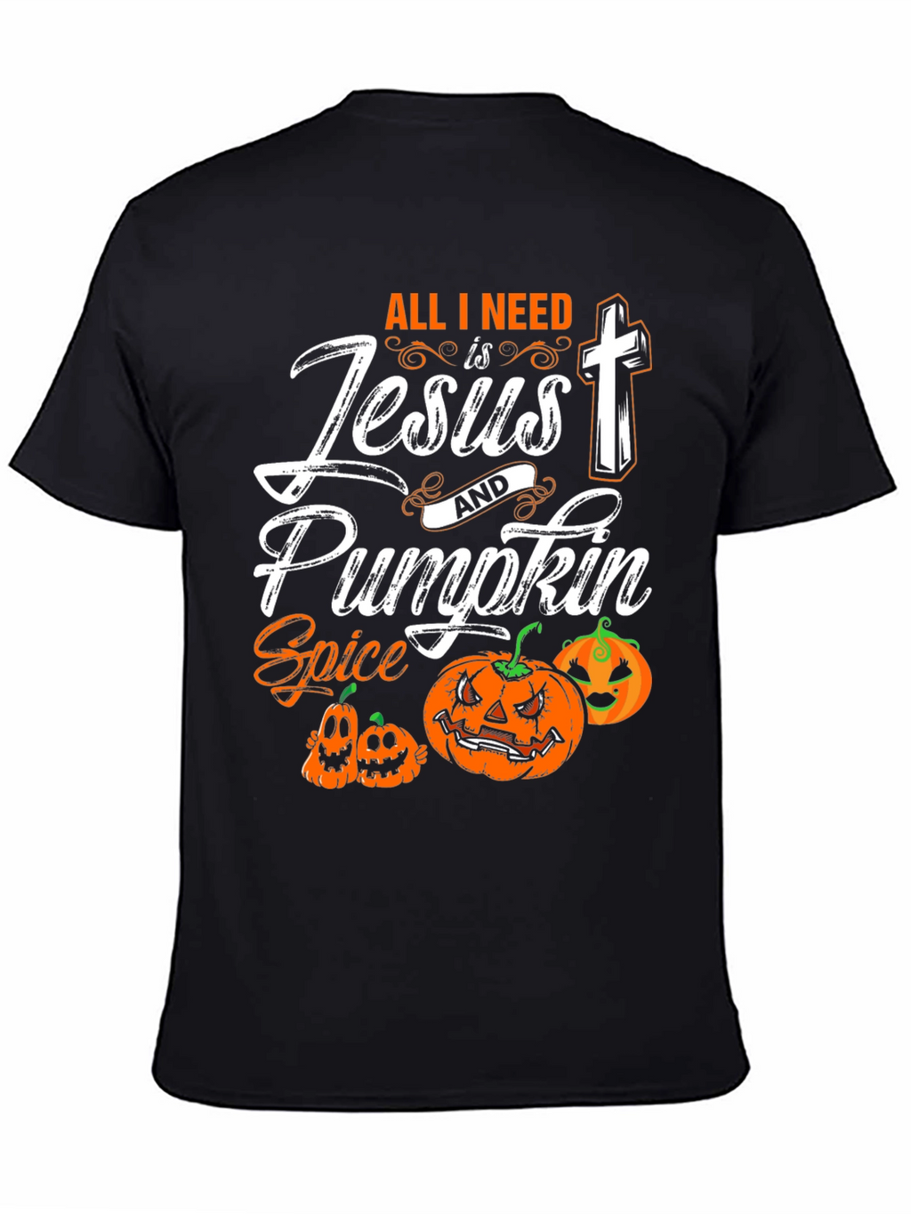 Jesus & Pumpkin Spice Halloween T-Shirt