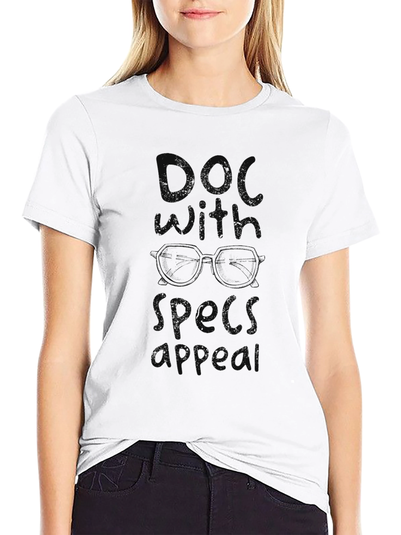 Doc With Spec Appeal Black T-Shirt