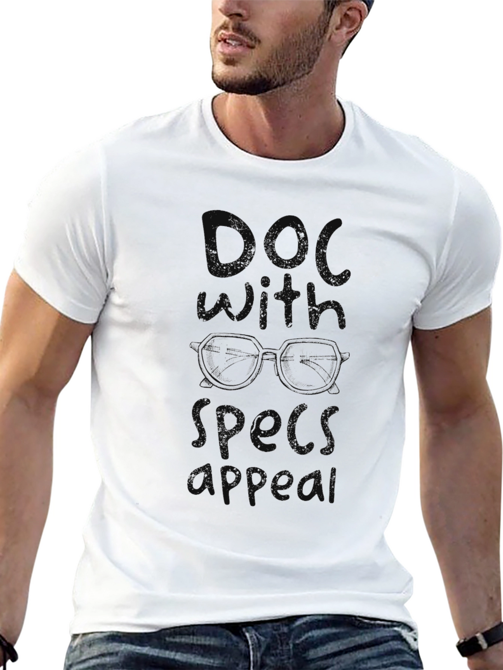 Doc With Spec Appeal Black T-Shirt