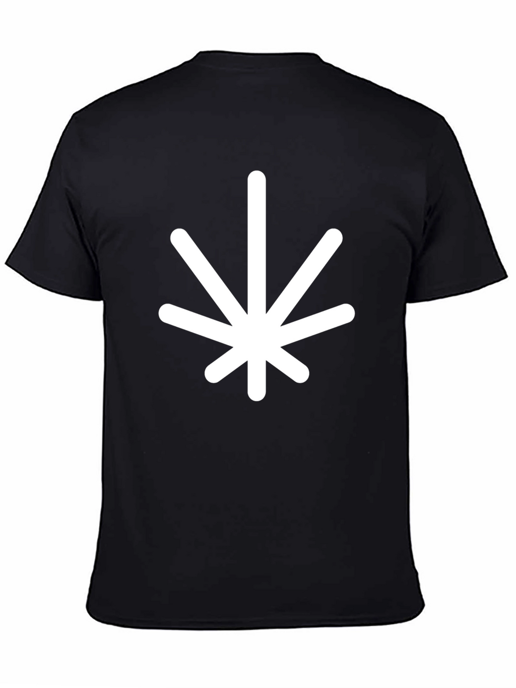 Minimalist Leaf Graphic T-Shirt