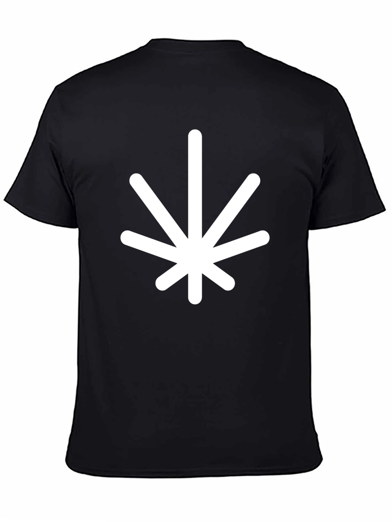 Minimalist Leaf Graphic T-Shirt