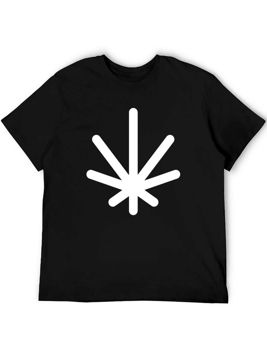 Minimalist Leaf Graphic T-Shirt
