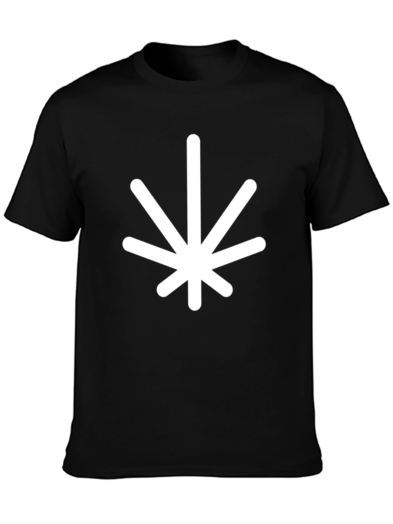 Minimalist Leaf Graphic T-Shirt