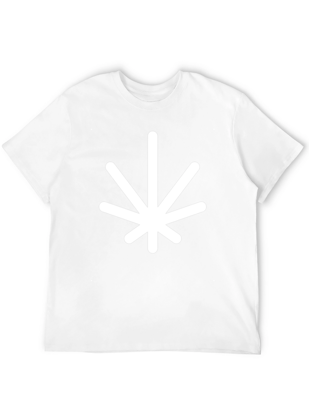 Minimalist Leaf Graphic T-Shirt