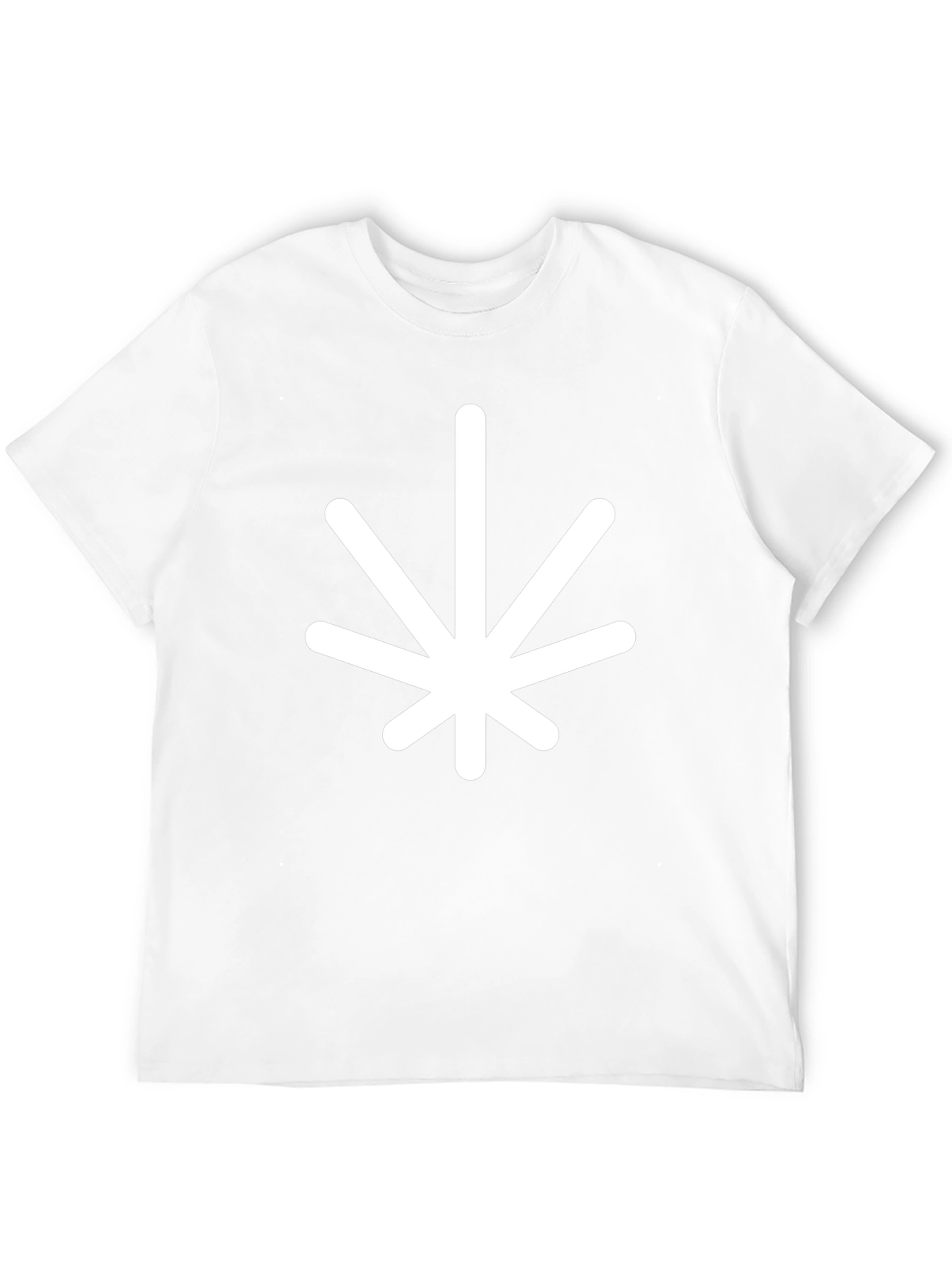 Minimalist Leaf Graphic T-Shirt