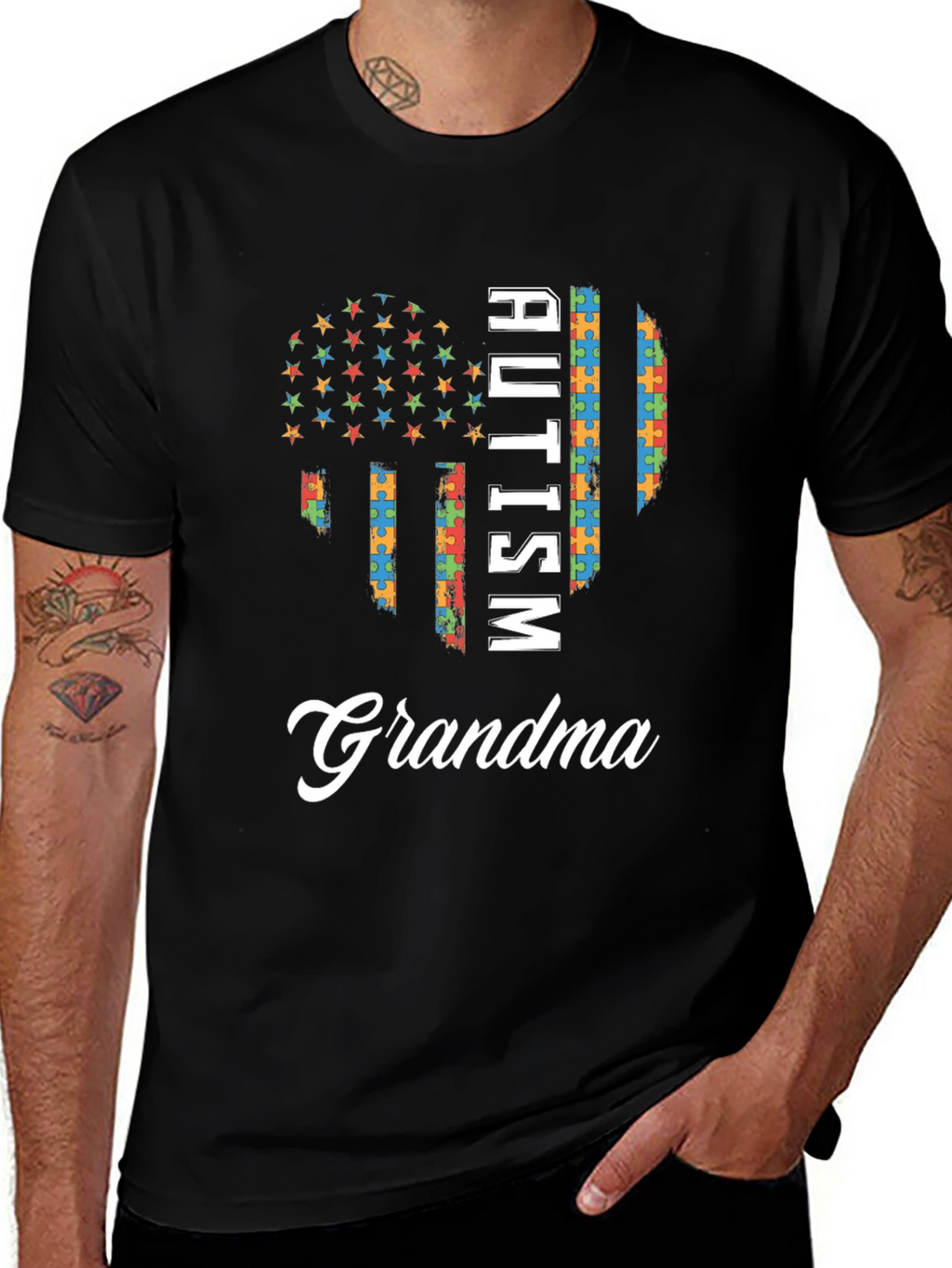 Autism Awareness Grandma T-Shirt