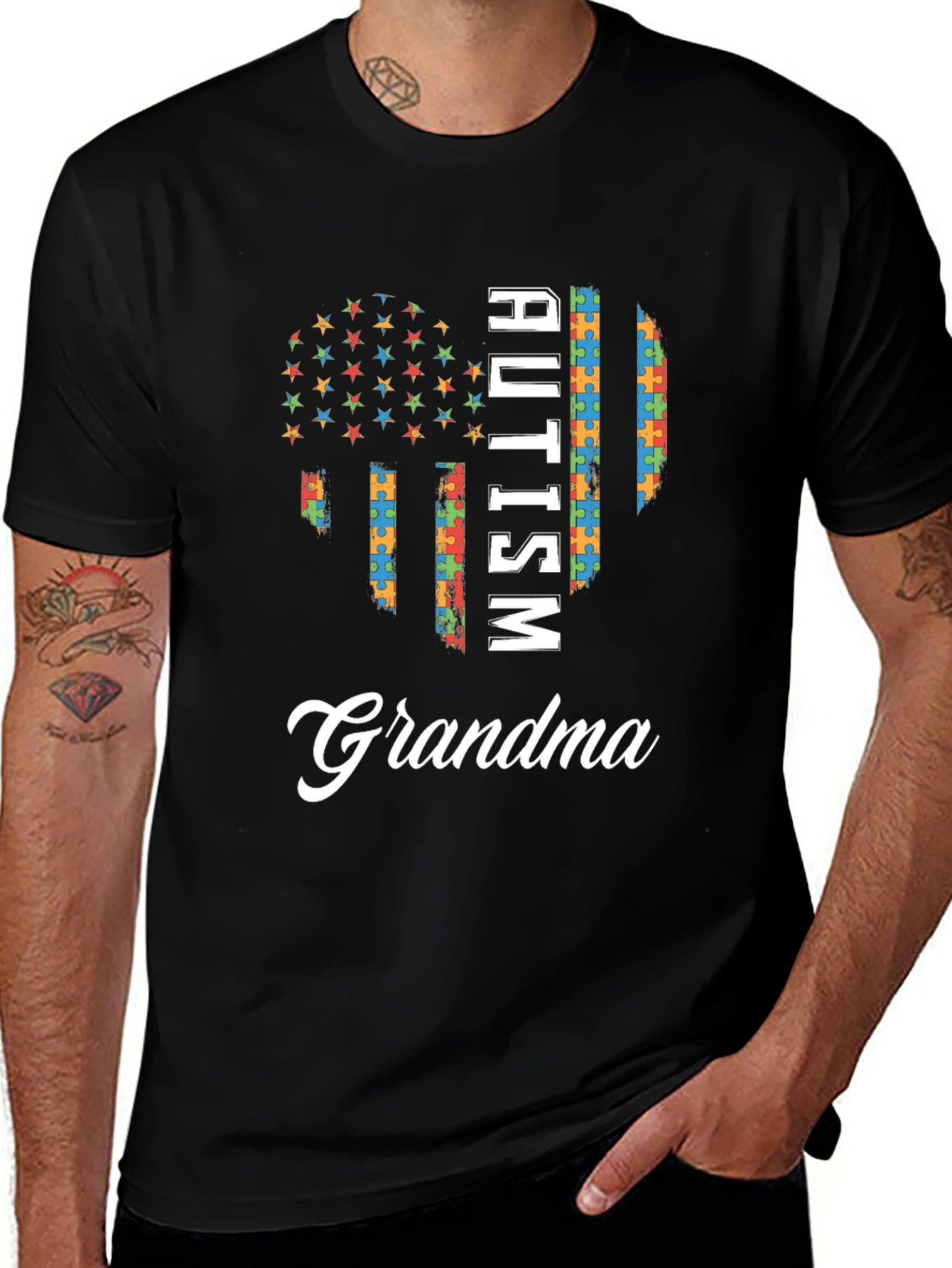 Autism Awareness Grandma T-Shirt