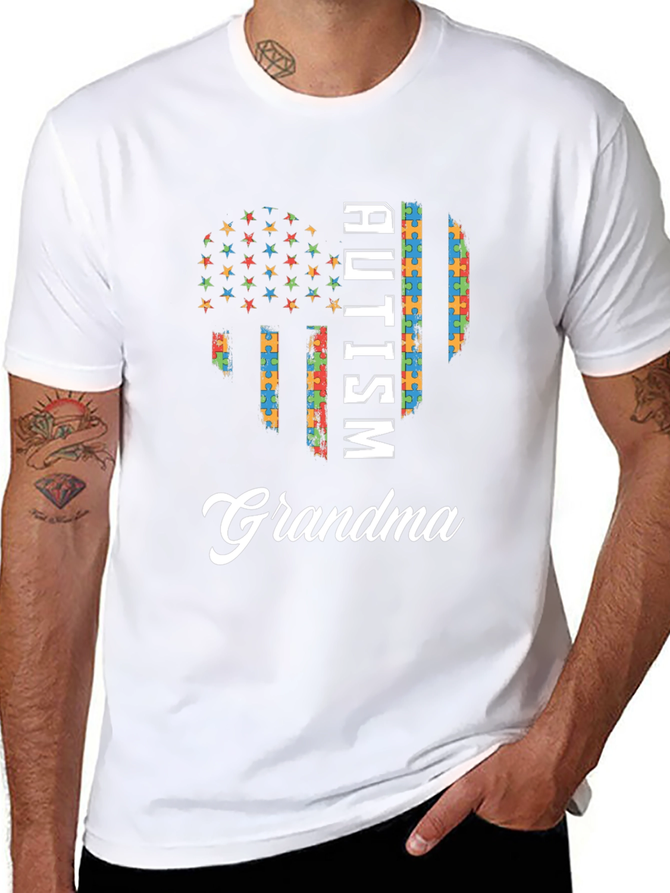 Autism Awareness Grandma T-Shirt