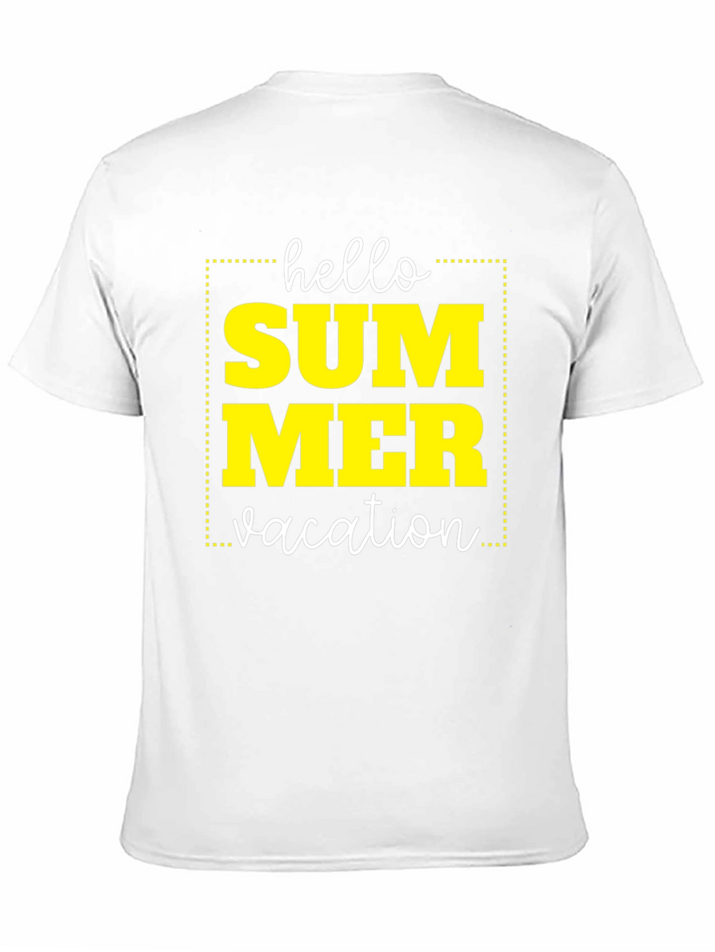 Hello Summer Vacation Graphic T-Shirt