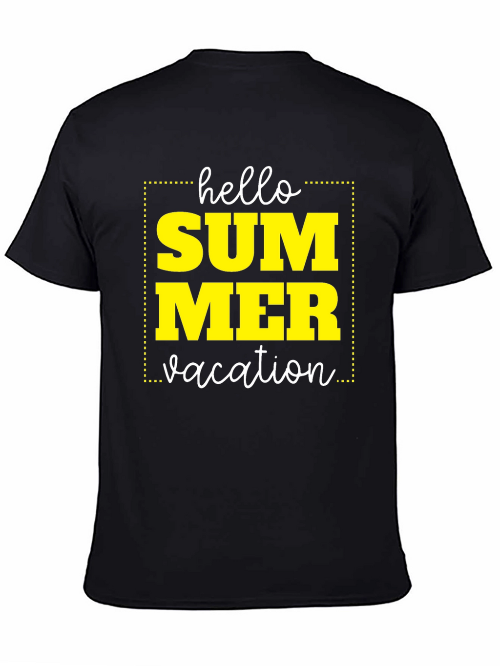 Hello Summer Vacation Graphic T-Shirt