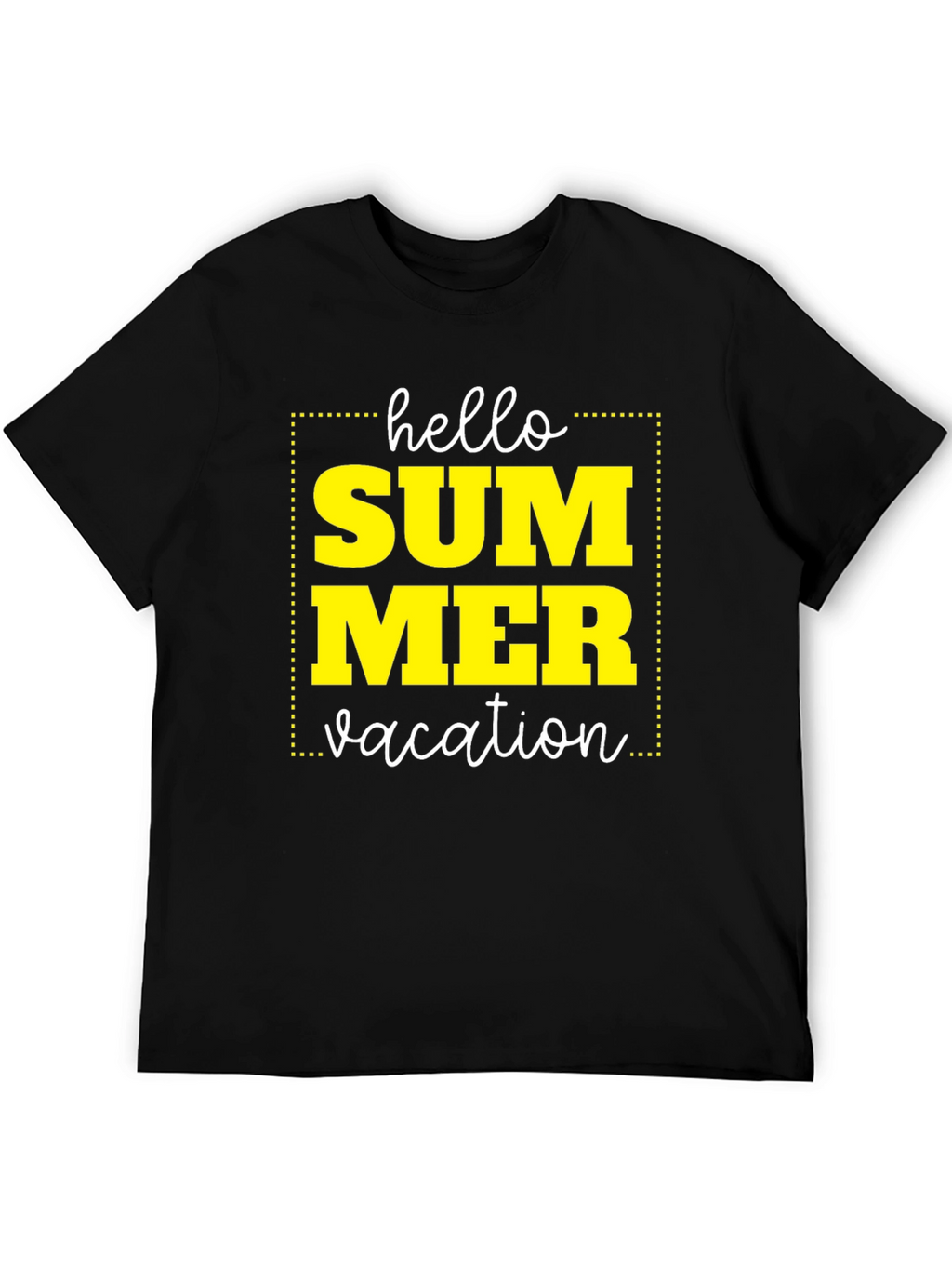 Hello Summer Vacation Graphic T-Shirt