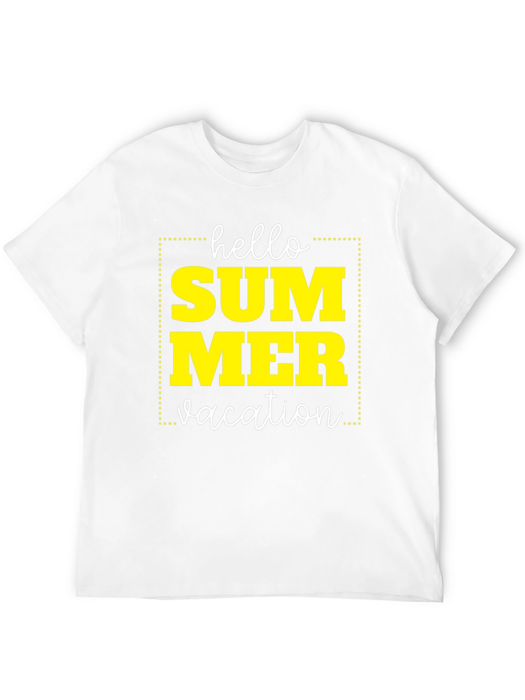 Hello Summer Vacation Graphic T-Shirt