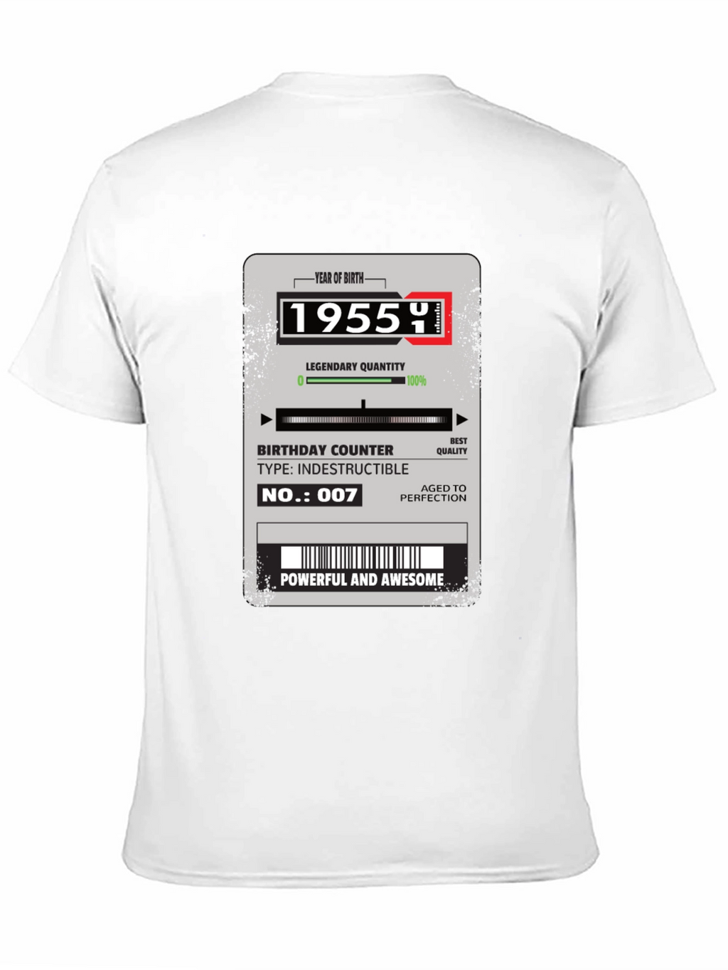 1955 Birthday Year T-Shirt: Powerful & Awesome