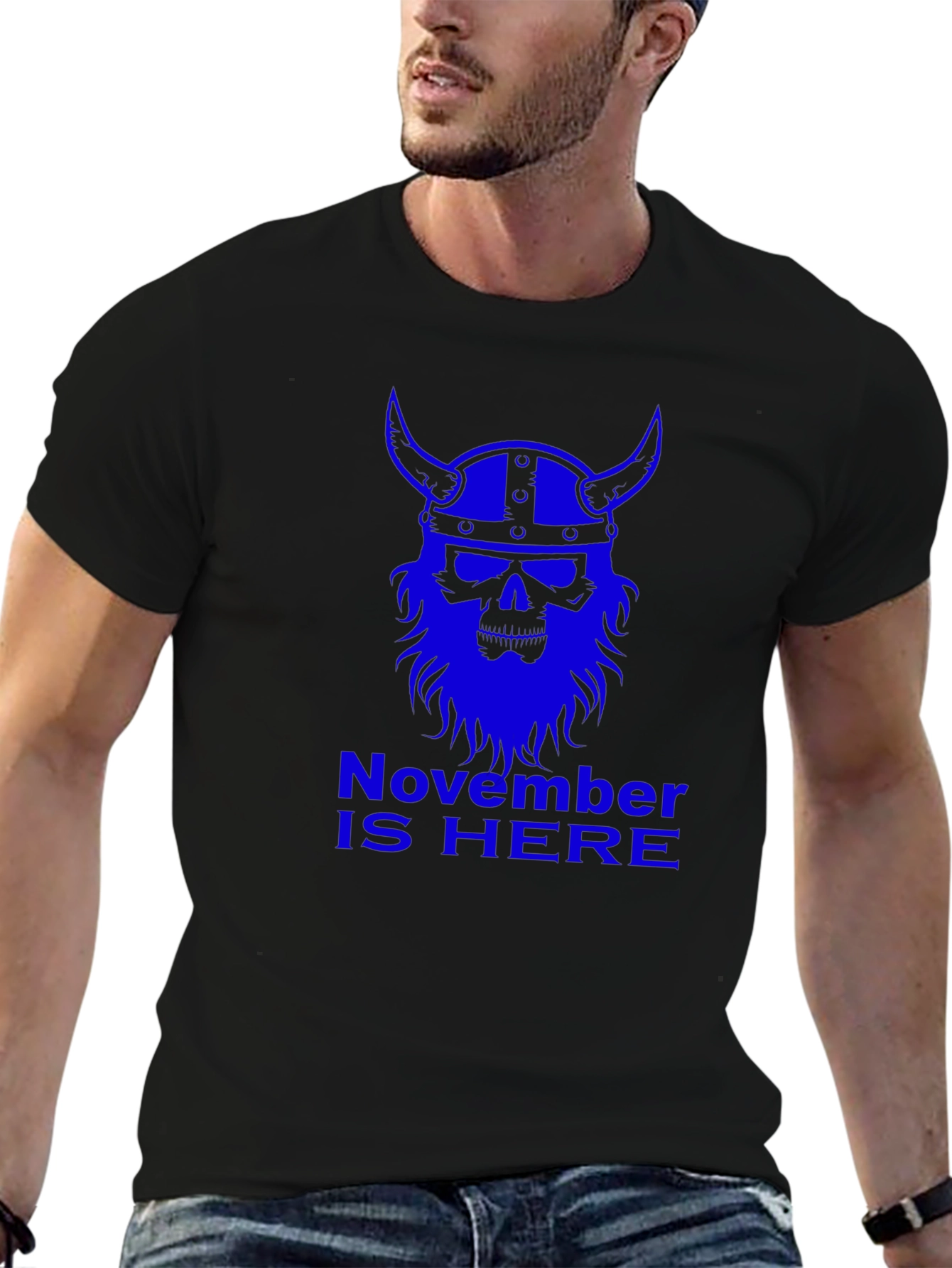 Viking Skull November T-Shirt
