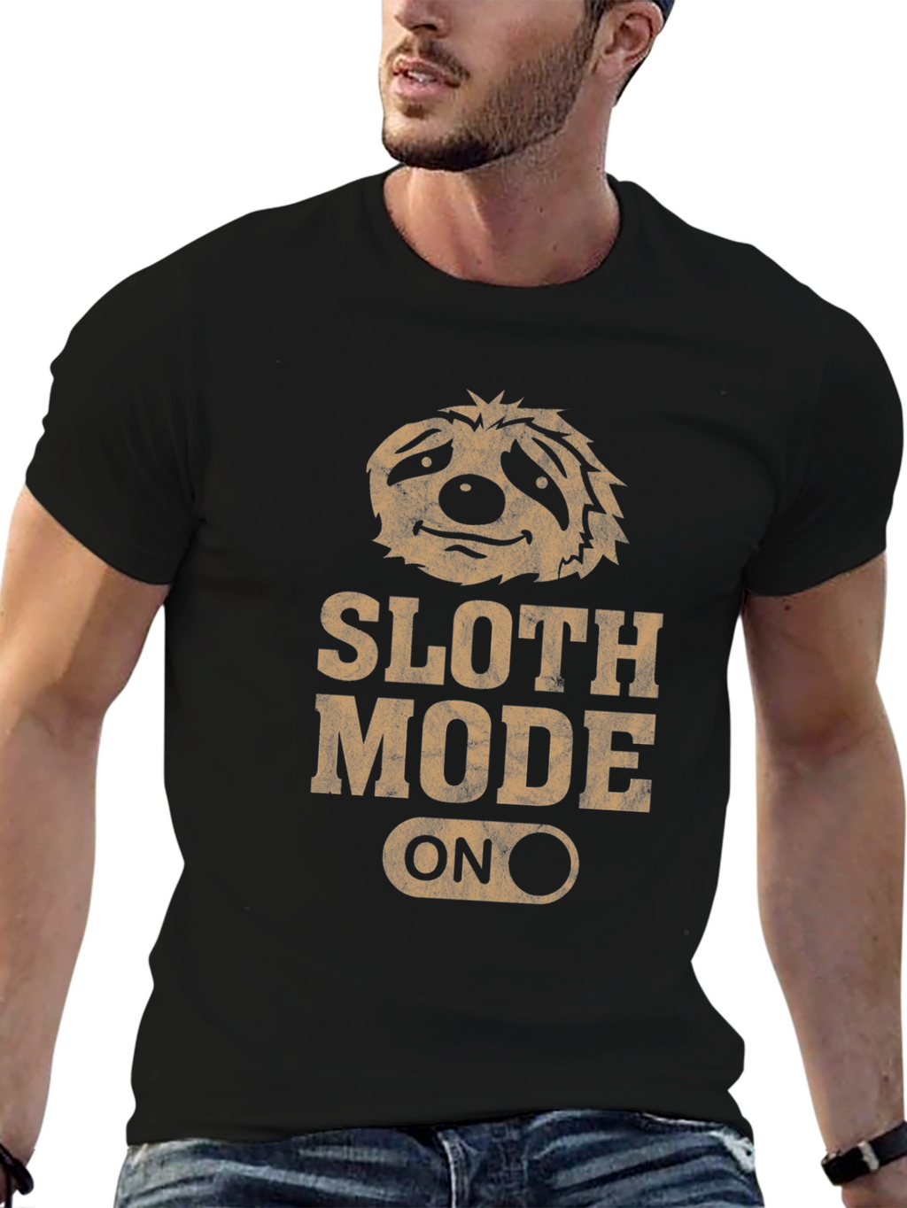 Sloth Mode On T-Shirt - Relaxed Fit