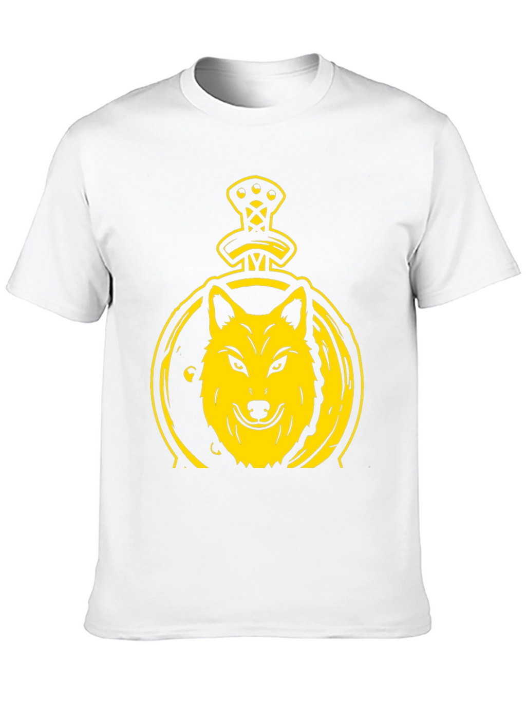 Wolf and Sword Graphic T-Shirt - Black