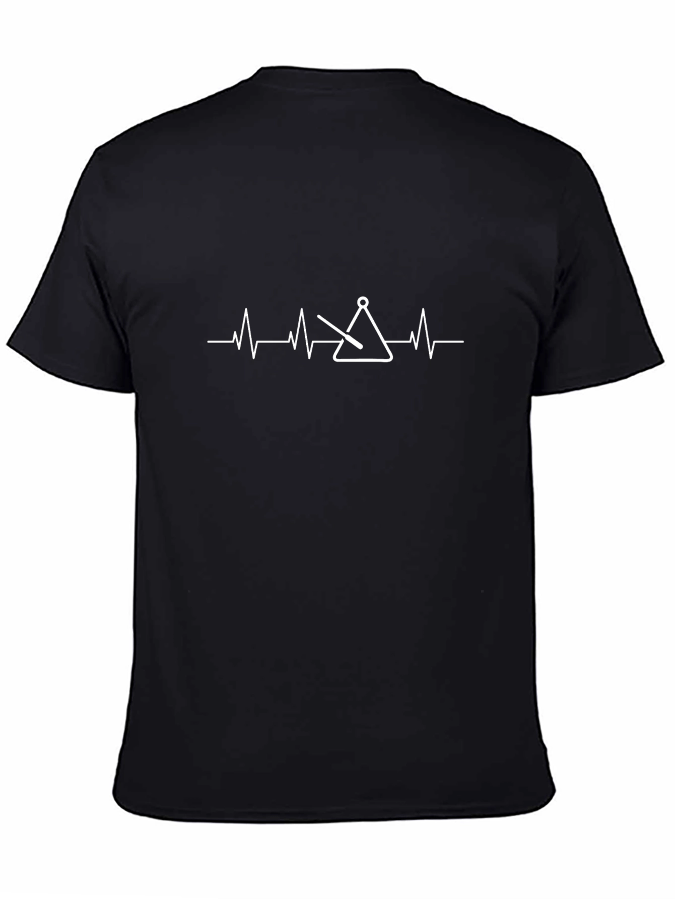 Triangle Instrument Heartbeat T-Shirt - Music Lover Tee